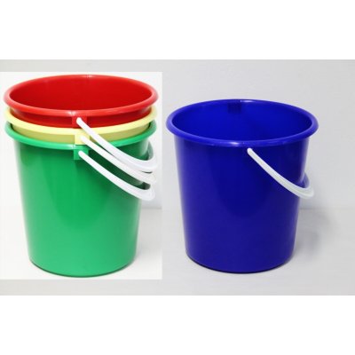Injeton Plast Vědro 10 l s odměrkou plastové různé barvy – Hledejceny.cz