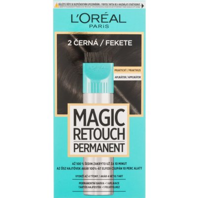 L'Oréal Magic Retouch Instant Root Concealer Spray vlasový korektor šedin a odrostů 01 Black 75 ml – Zboží Dáma