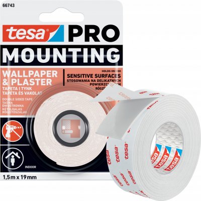 Tesa Oboustranná páska 19 mm x 1,5 m – Sleviste.cz