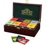 Ahmad Tea Keeper luxusní dřevěná kazeta 8 x 10 x 2 g – Zboží Dáma