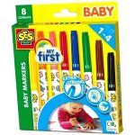 SES Moje první fixy 8 barev 8710341002992 – Zboží Živě