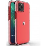 Pouzdro IZMAEL Spring clear TPU Apple iPhone 12 Mini růžové – Zboží Živě