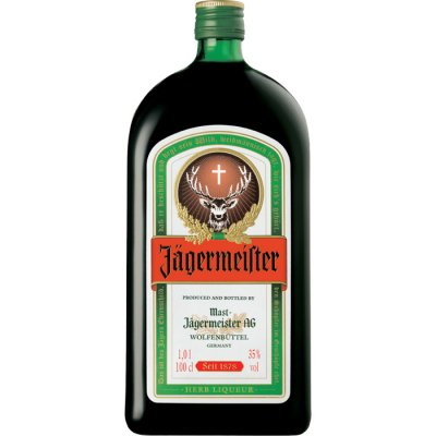 Jägermeister 35% 1 l (holá láhev) – Sleviste.cz