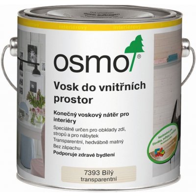 Osmo 7393 Vosk do vnitřních prostor 2,5 l Bílý transparentní – Zbozi.Blesk.cz