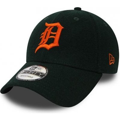 New Era 9FORTY Detroit Tigers Winter Utility Melton Dark Green/Orange Clipback Zelená / Oranžová / Zelená – Zboží Mobilmania