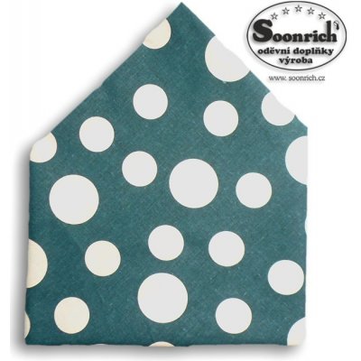 Soonrich šátek velký puntík na zelené bsp119 – Hledejceny.cz