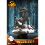 Beast Kingdom Toys Jurassic World Dominion D-Stage Diorama Blue & Beta 13 cm