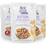 Brit Care Cat Fillets in Jelly Kitten with Salmon 85 g – Zboží Mobilmania