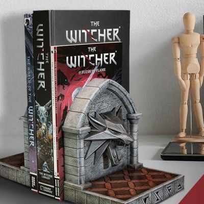 Dark Horse The Witcher 3 Wild Hunt Bookends The Wolf