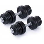 Trinfit Set jednoručních nakládacích činek 30 mm 2 x 20 kg – Zboží Dáma