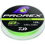 Daiwa pletená šňůra Prorex UL Finesse Braid 135m 0,045mm 1,8kg – Zboží Dáma