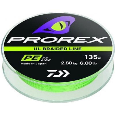 Daiwa pletená šňůra Prorex UL Finesse Braid 135m 0,045mm 1,8kg – Zboží Dáma