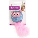 Flamingo hračka pro kočku sovička šustící s peřím 14 cm – Hledejceny.cz