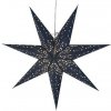 STAR TRADING Závěsná svítící hvězda Galaxy 60 cm modrá barva papír