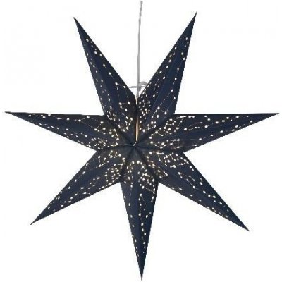 STAR TRADING Závěsná svítící hvězda Galaxy 60 cm modrá barva papír – Zboží Mobilmania