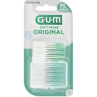 GUM Soft Picks Original Regular mezizubní kartáček 100 ks – Hledejceny.cz