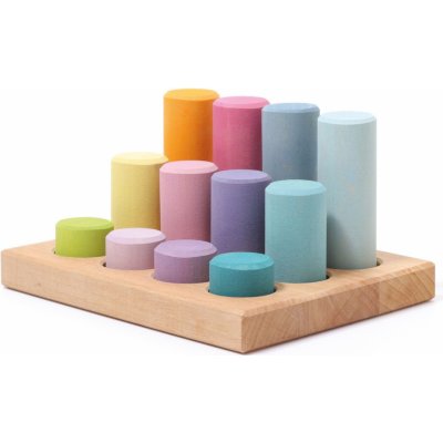 Grimm's Malé pastelové válečky s podložkou – Zboží Dáma