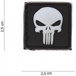 FOSCO - USA - V.O. Nášivka Punisher - VELCRO - 3D PVC – Zboží Mobilmania