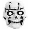 Dětský karnevalový kostým plastová maska Lebka