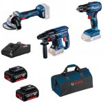 Bosch GSR 185-LI + GWS 180-LI + GBH 180-LI 0615990N1Y – Zboží Dáma