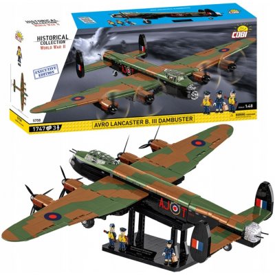 COBI 5758 World War II Britský těžký bombardér AVRO Lancaster B. III Dambuster 1:48 – Zboží Dáma