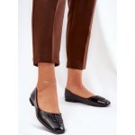 Vinceza lakované elegantní dámské baletky s ozdobným detalem 17377 černé – Zboží Dáma