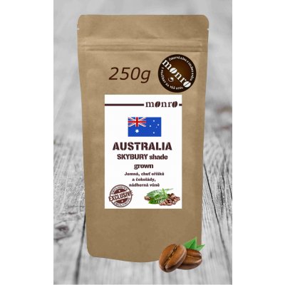 Monro Austrálie Skybury Shade Grown 100% Arabika zrnková 250 g – Hledejceny.cz