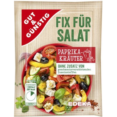 Gut & Günstig Směs na přípravu dresinku s paprikou a bylinkami na 450 ml 50 g – Zboží Dáma