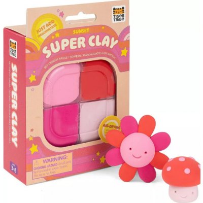 Sun Kreativní sada Tiger Tribe Super Clay set Pink + Red – Hledejceny.cz