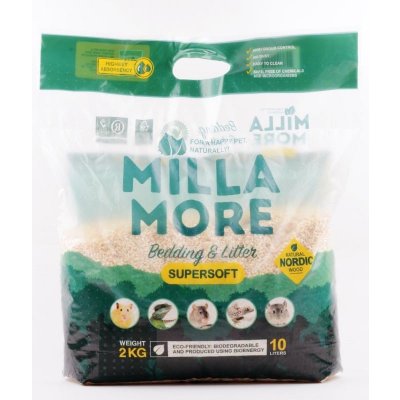 MillaMore Supersoft Podestýlka pro hlodavce štěpky osika 2 kg 10 l – Hledejceny.cz