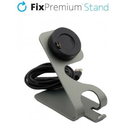 FixPremium - Nabíjecí Stojan pro Garmin Hodinky, space grey – Sleviste.cz