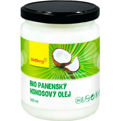 Wolfberry Panenský kokosový olej BIO 0,5 l – Sleviste.cz