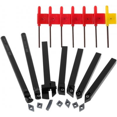 Hobbyvěci Soustružnické nože 8mm, sada 7 kusů + Inserty – Zbozi.Blesk.cz