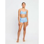 Modibodi dívčí menstruační plavky Hi Waist Short Super Super Paisley Pink spodní díl – Zboží Dáma