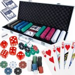 Games Planet M01212 Pokerový set 500 žetonů – Zboží Mobilmania