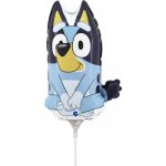 Grabo Mini Bluey 14" 35 cm fóliový balónek nafukovací – Zboží Dáma