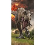 Jerry Fabrics Osuška Jurský svět Volcano 70 x 140 cm – Zboží Dáma