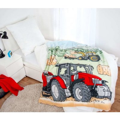 HERDING Fleece deka Traktor – Zboží Mobilmania