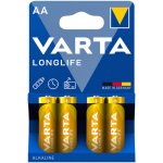 Varta Longlife AA 4 ks 4106101414 – Zbozi.Blesk.cz