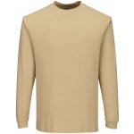 Portwest tričko Flame Resistant Anti-Static FR11 dlouhý rukáv Hnědá světlá S – Hledejceny.cz
