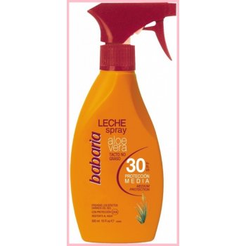 Babaria Sun Leche Spray Aloe Vera opalovací mléko spray s Aloe Vera SPF30 300 ml