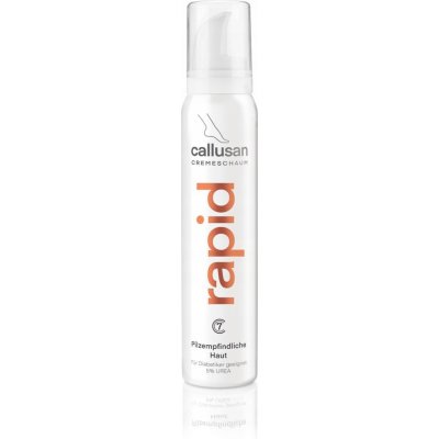 Callusan RAPID Účinná pěna na suchou a svědící pokožku nohou 125 ml – Zboží Mobilmania