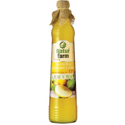 Natur farm Ovocný sirup se šťávou z citrusů 0,7 l – Zboží Mobilmania
