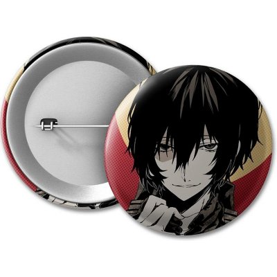 Bungo Stray Dogs Placka Osamu Dazai - 50 mm – Sleviste.cz