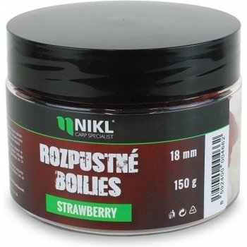 Karel Nikl Rozpustné Boilies Strawberry 150g 18mm