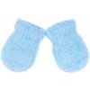 Kojenecká rukavice Zimní kojenecké termofroté rukavičky sv. modrá