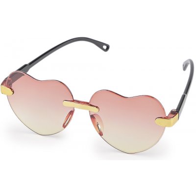 Prima-obchod Dětské karnevalové brýle srdce, barva 3 béžová tm. – Zboží Mobilmania