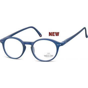 Montana Eyewear MR65B kulaté brýle na čtení modrá