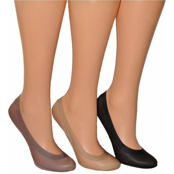 Rebeka dámské ponožky baleríny 0708 silikon béžová světlá