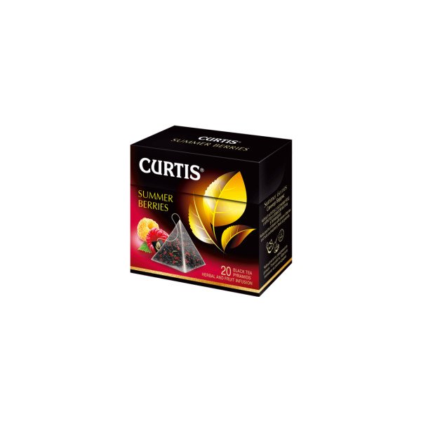 Čaj Curtis ovocný čaj Summer Berries pyramidové sáčky 20 x 1,7 g